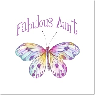 Fabulous Aunt Butterfly Posters and Art